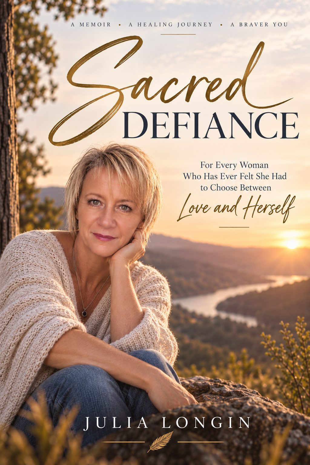 Sacred Defiance book cover, Julia Longin